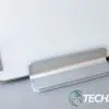 The stand included with the Lenovo IdeaCentre Mini Desktop computer