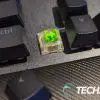 The Razer BlackWidow V4 Pro mechanical gaming keyboard features Razer Green Tactile (shown) or Razer Yellow Linear switches with pre-lubricated stabilizers. The Razer BlackWidow V4 Pro mechanical gaming keyboard features Razer Green Tactile (shown) or Razer Yellow Linear switches with pre-lubricated stabilizers