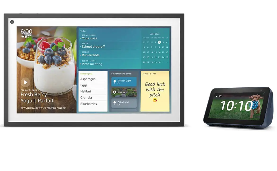 Amazon Echo Show 15 and Echo Show 5 bundle