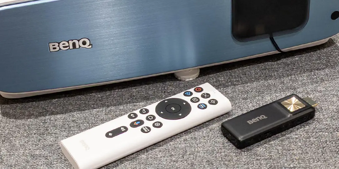 BenQ TK850i 4K UHD projector with Android TV dongle