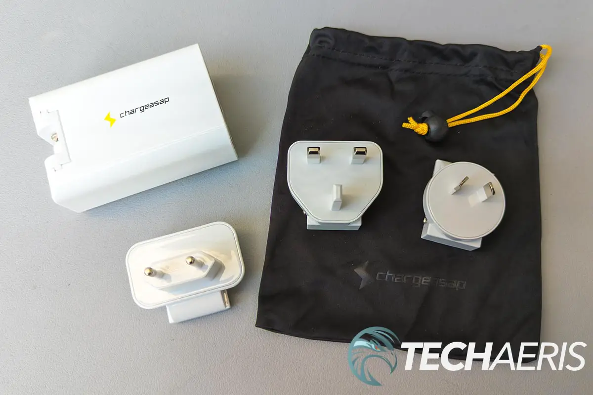 What's included with the Chargeasap Zeus 270W USB-C GaN Wall Charger
