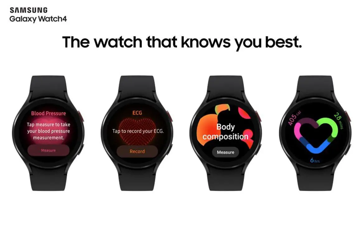 Samsung Galaxy Watch4 ECG and blood pressure monitoring
