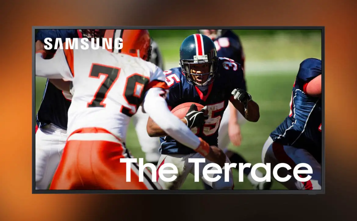Samsung The Terrace 85 inch TV CEDIA 2023
