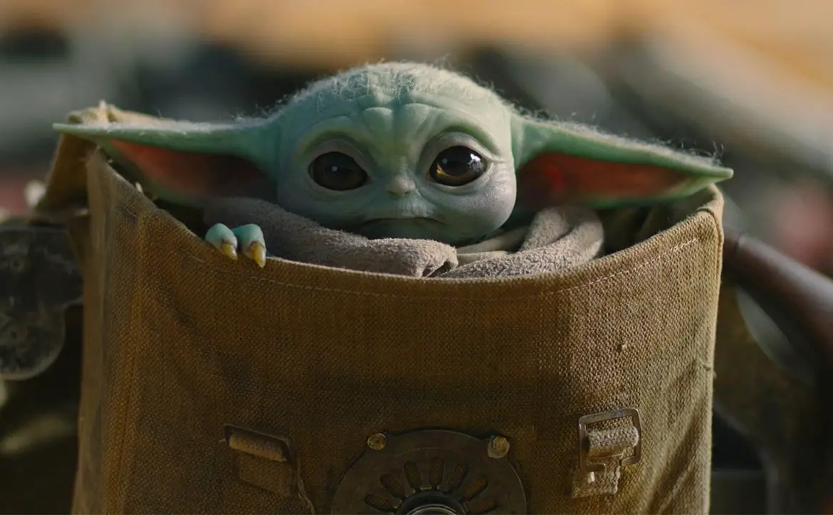 Baby Yoda, a.k.a. Grogu, from Star Wars' The Mandalorian